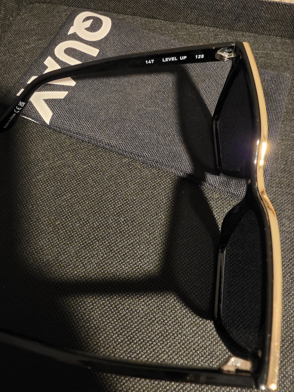 Quay Australia Black Sunglasses with Gold Accent - Picture 2 of 2